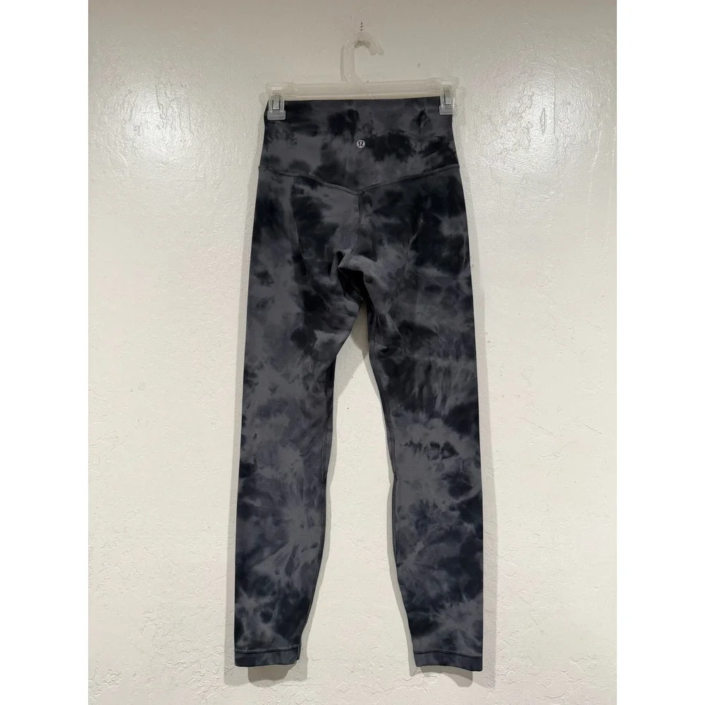 Lululemon Align High-Rise Pant 25 Diamond Dye Graphite Grey Bronze Green Size 4